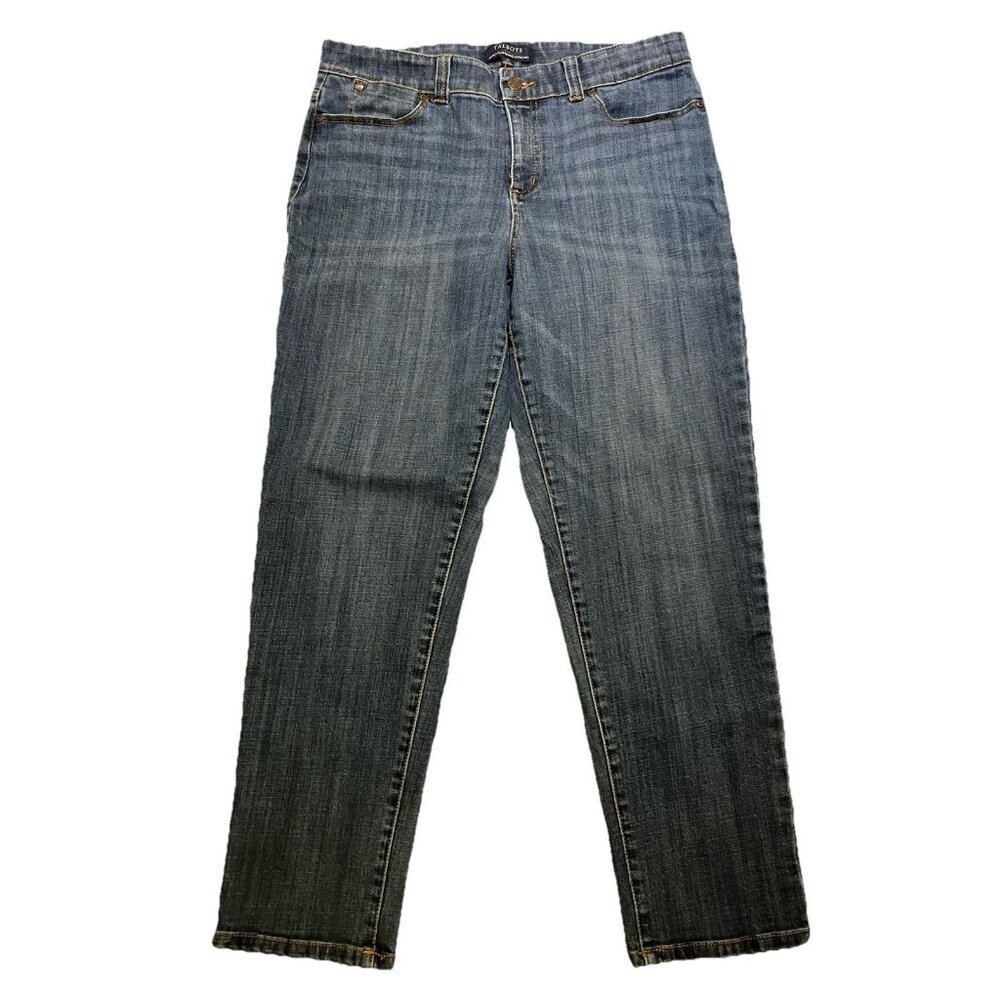 Talbots Womens Size 12 *32x27* Simply Flattering 5-Pocket Ankle Jean Medium Wash